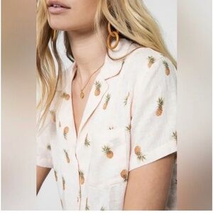 Rails “Zuma” shirt with pineapples - size XS